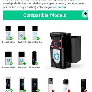 Doorbell holder for ring for apartment